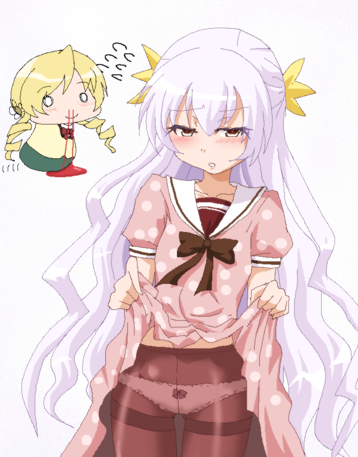 tomoe mami and momoe nagisa (mahou shoujo madoka magica and 1 more) drawn by hayashiya_zankurou
