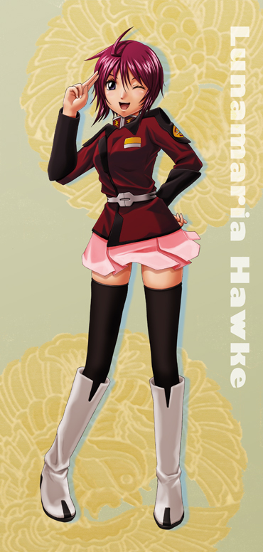 lunamaria hawke (gundam and 2 more) drawn by v-mag