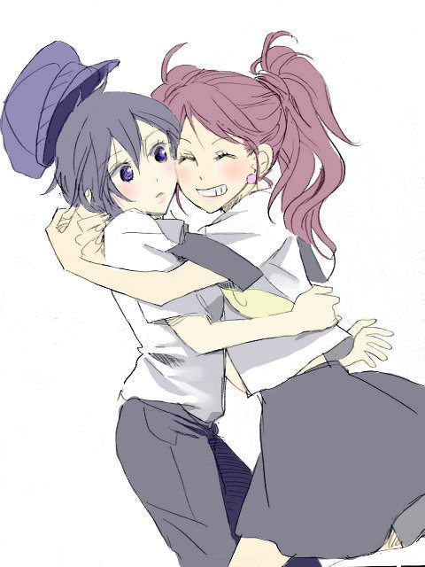shirogane naoto and kujikawa rise (persona and 1 more) drawn by usagi812