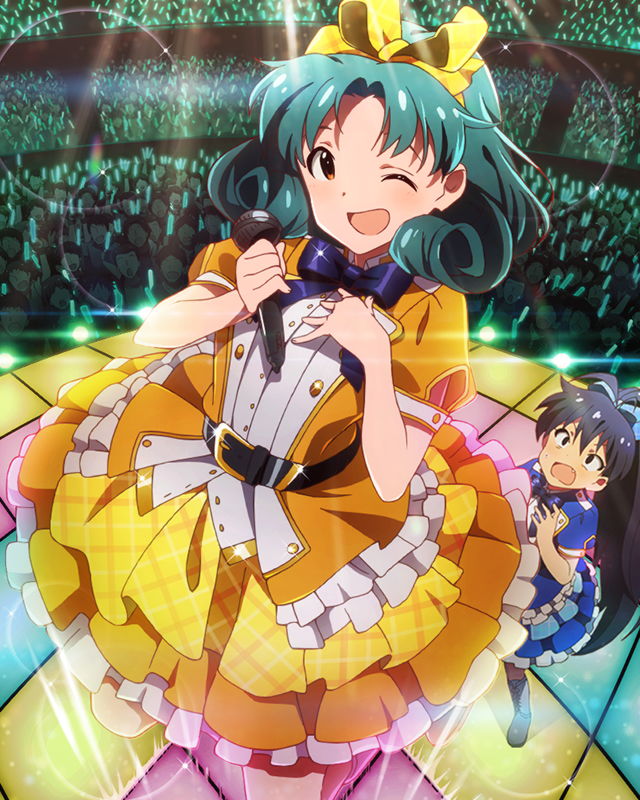 ganaha hibiki and tokugawa matsuri (idolmaster and 1 more)
