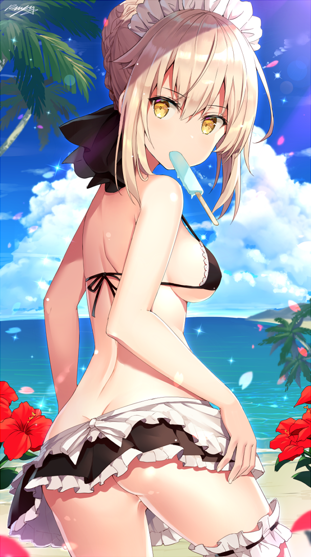 artoria pendragon and saber alter (fate and 1 more) drawn by rin_yuu