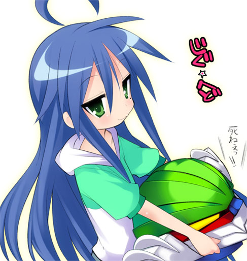 izumi konata (lucky star and 1 more) drawn by yamamoto_keiji