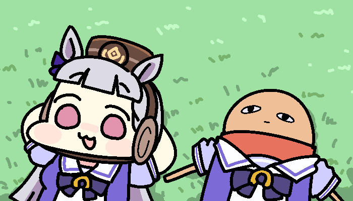 gold ship and justaway (umamusume and 1 more) drawn by jazz_jack