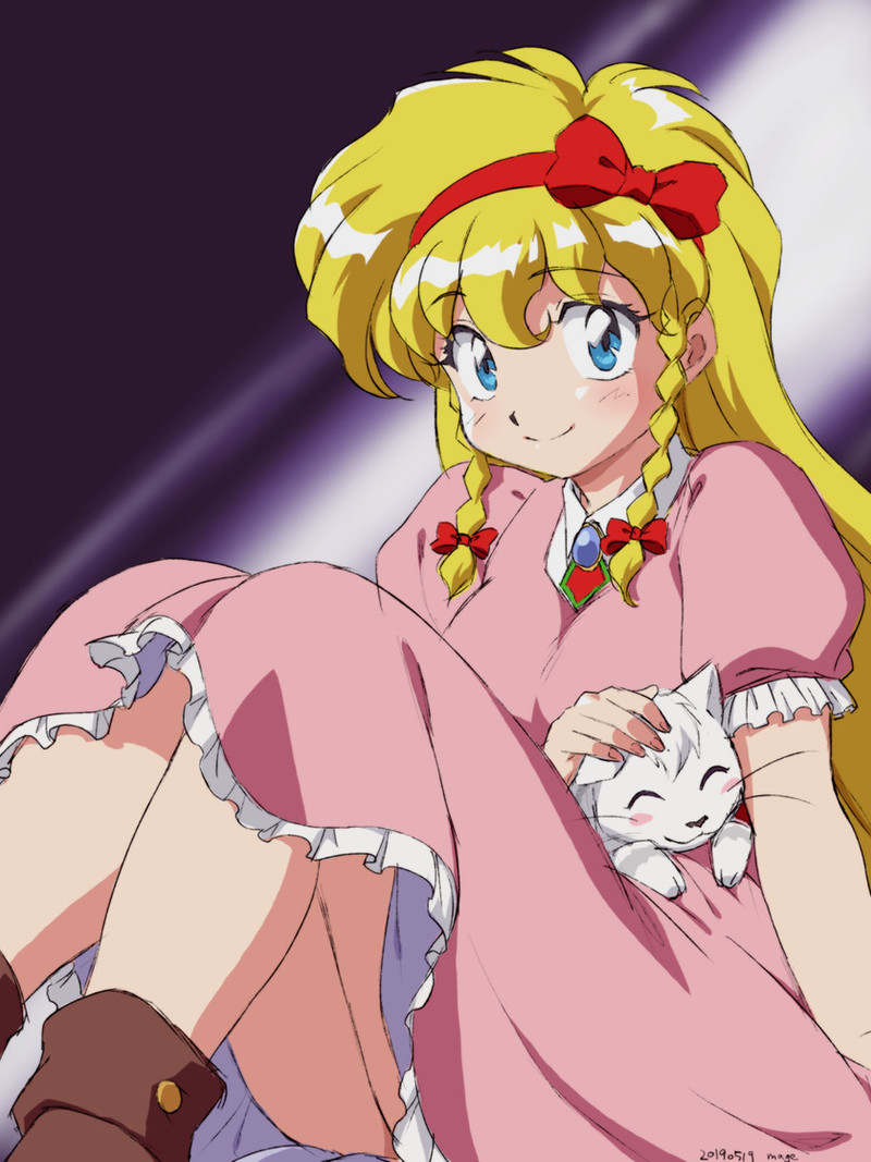 maria renard (castlevania and 1 more) drawn by mage_(harumagedon)