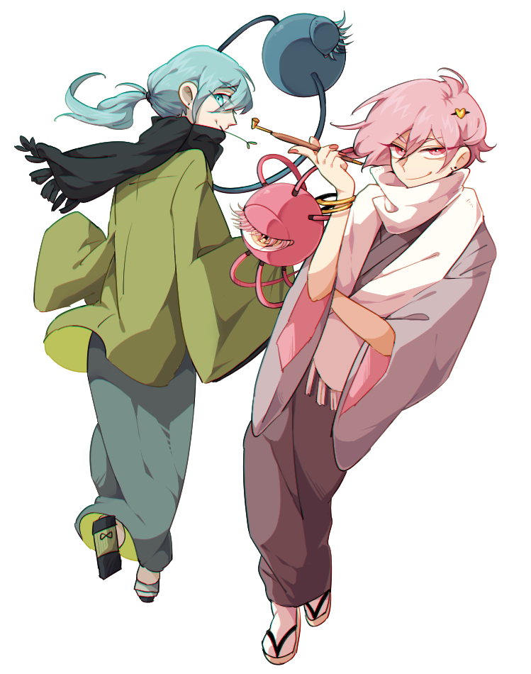 komeiji koishi and komeiji satori (touhou) drawn by namataro
