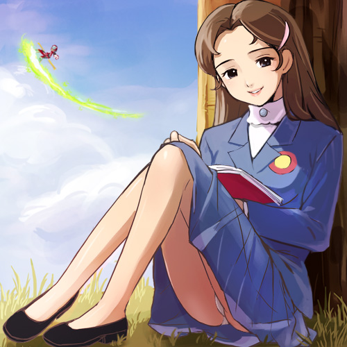 magota kusaku, itadakiman, and sanzou houko (time bokan and 1 more) drawn by haruyama_kazunori