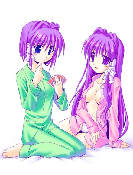 fujibayashi kyou and fujibayashi ryou (clannad) drawn by mizuna_(water_emp-tei)