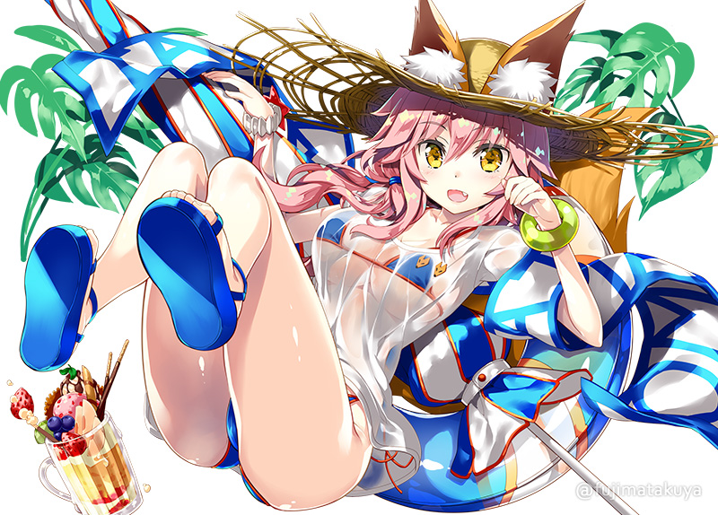 tamamo and tamamo no mae (fate and 3 more) drawn by fujima_takuya