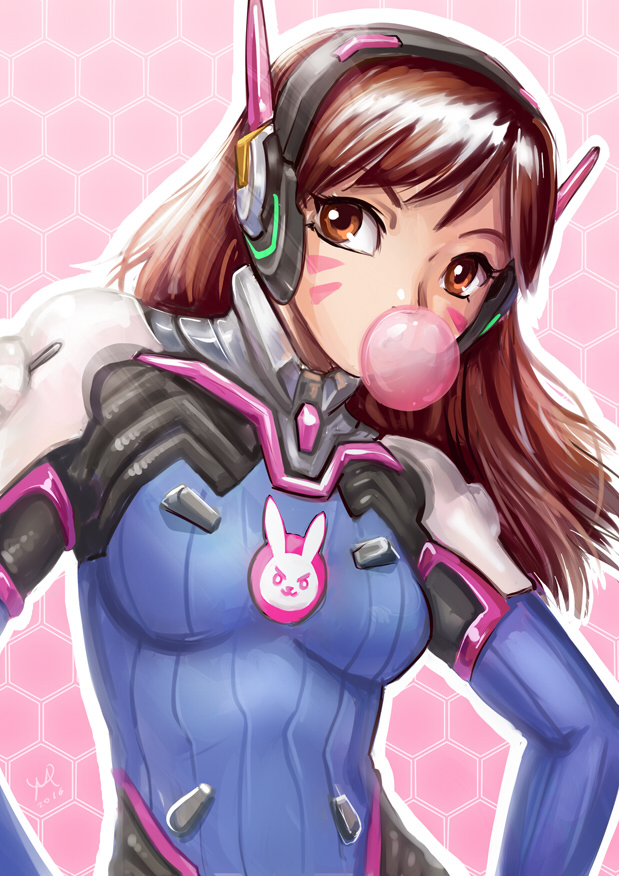 d.va (overwatch and 1 more) drawn by maxa'