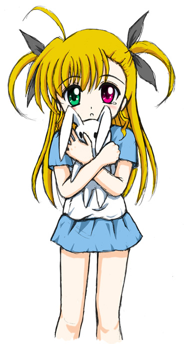 vivio (lyrical nanoha and 1 more) drawn by flipper