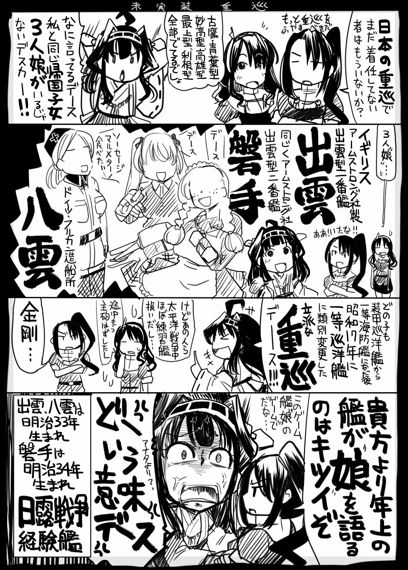 kongou, ashigara, and nachi (kantai collection) drawn by sakazaki_freddy