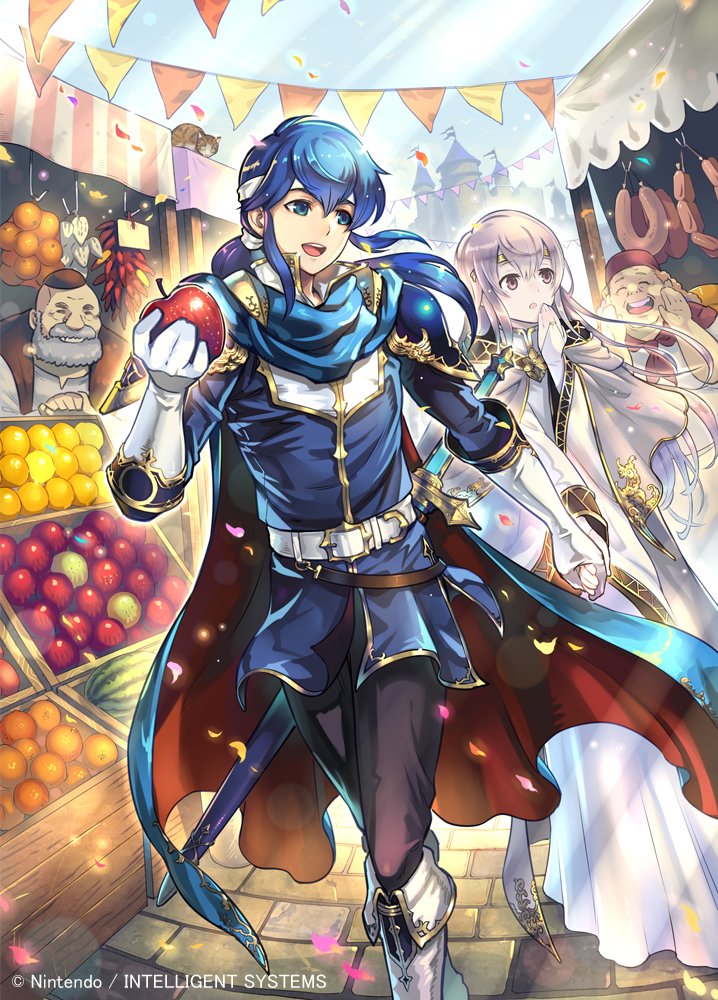 seliph and julia (fire emblem and 2 more) drawn by kinoshita_kotetsu