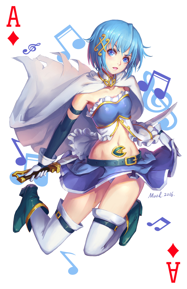 miki sayaka (mahou shoujo madoka magica) drawn by mool_yueguang