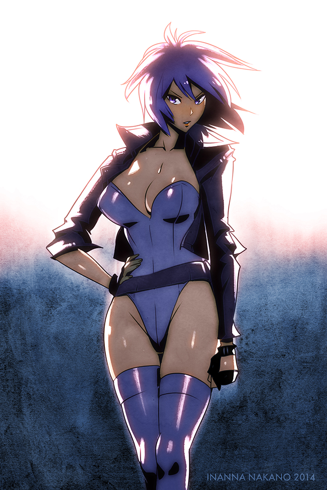 kusanagi motoko (ghost in the shell and 1 more) drawn by nana_(inanna-nakano)
