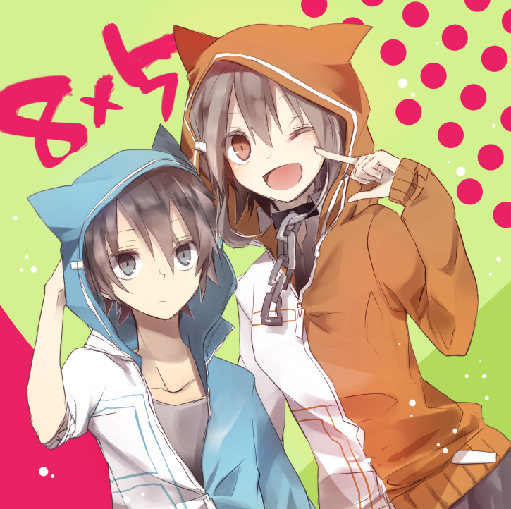 kisaragi momo and amamiya hibiya (kagerou project) drawn by utaori