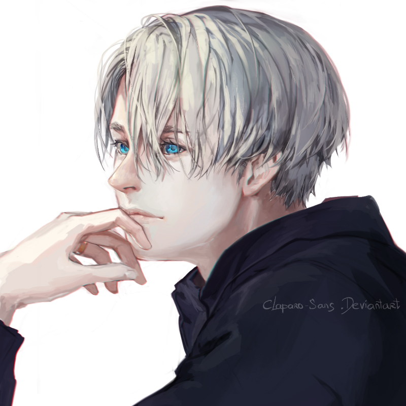 viktor nikiforov (yuri!!! on ice) drawn by claparo