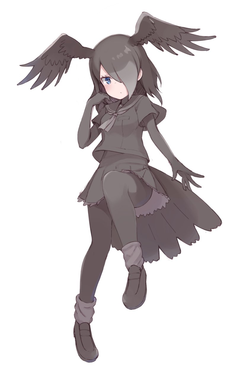 jungle crow (kemono friends) drawn by note_(suzu_note000)