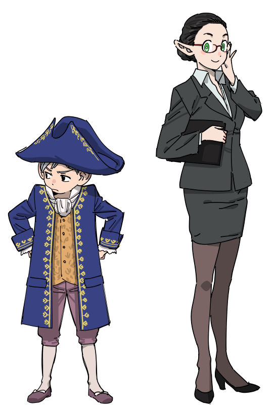 marcille donato, chilchuck tims, ramon salazar, and ingrid hunnigan (dungeon meshi and 2 more) drawn by jinou_rakugaki