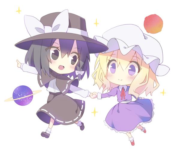 usami renko and maribel hearn (touhou) drawn by koikawa_minoru