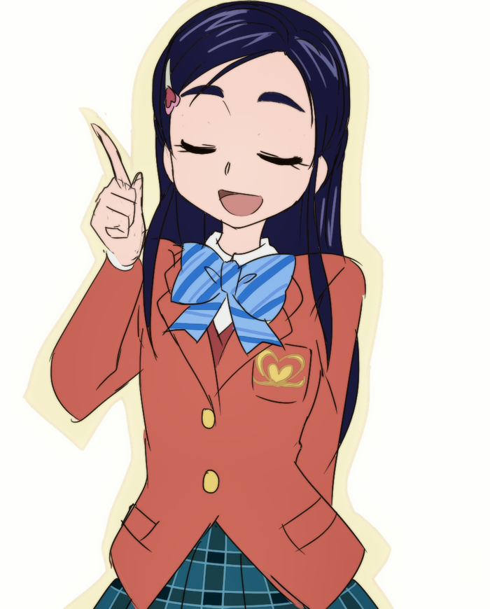 yukishiro honoka (precure and 2 more) drawn by oimanji