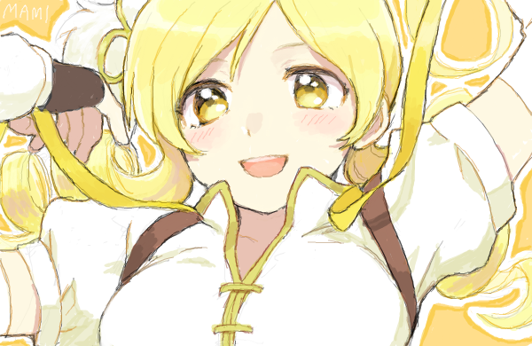 tomoe mami (mahou shoujo madoka magica) drawn by kattai_hutomomo