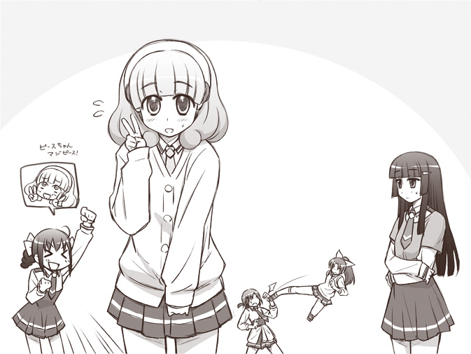midorikawa nao, kise yayoi, aoki reika, hino akane, and hoshizora miyuki (precure and 1 more) drawn by emon