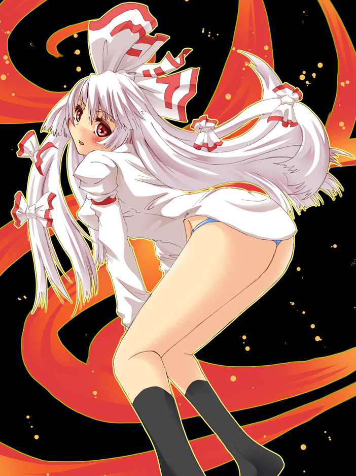 fujiwara no mokou (touhou) drawn by tamo_(tamokuteki_kuukan)