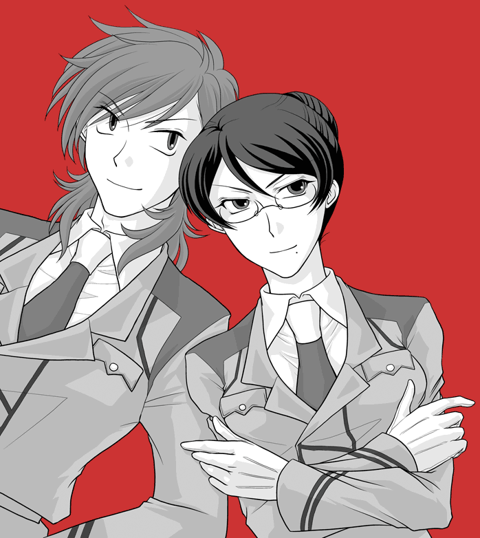 kati mannequin and patrick colasour (gundam and 1 more) drawn by miyayoshi_(bricola)