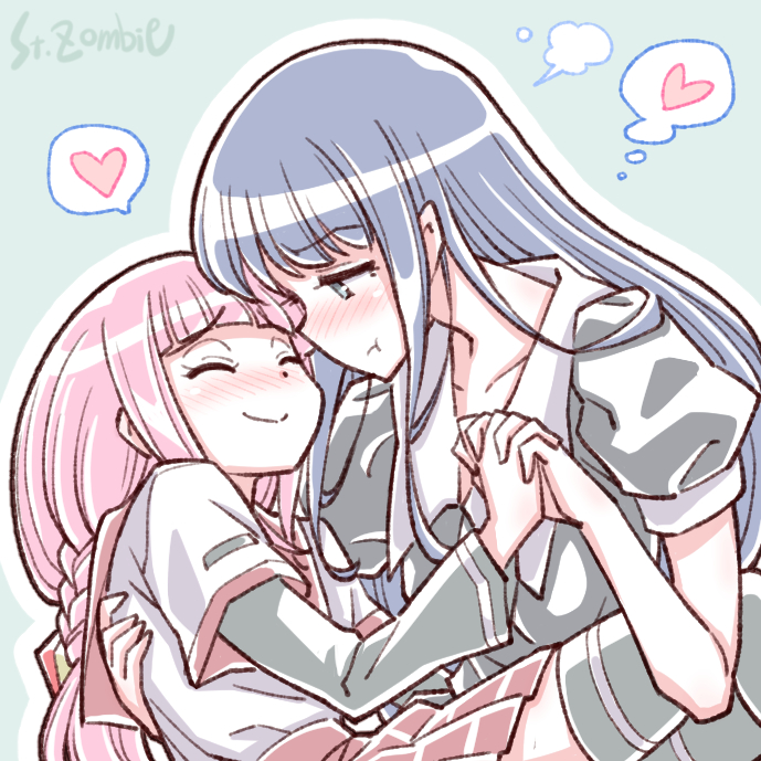 tamaki iroha and nanami yachiyo (mahou shoujo madoka magica and 1 more) drawn by studiozombie