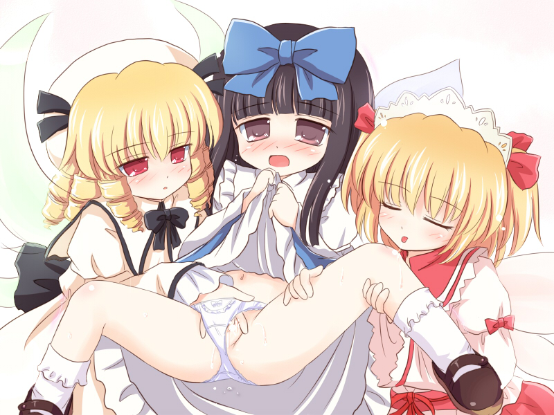 star sapphire, luna child, and sunny milk (touhou) drawn by ry_(yagoyago)