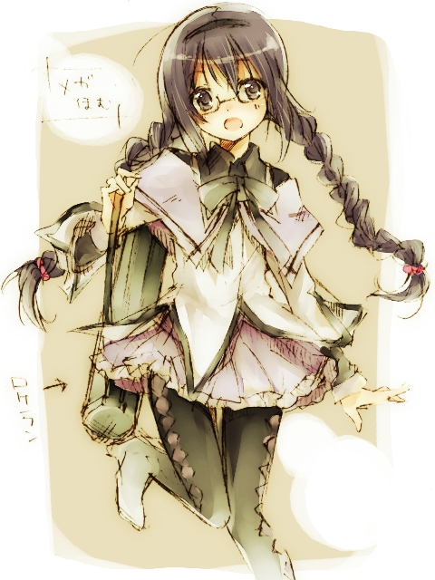 akemi homura (mahou shoujo madoka magica) drawn by sencha_(coldcolor)