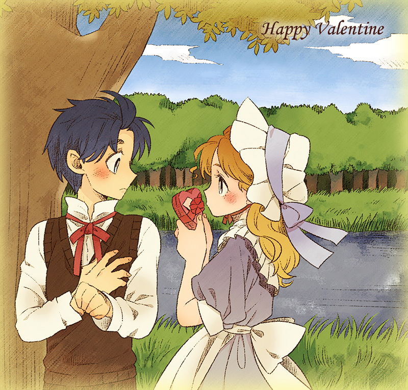jonathan joestar and erina pendleton (jojo no kimyou na bouken and 1 more) drawn by yacchimonee