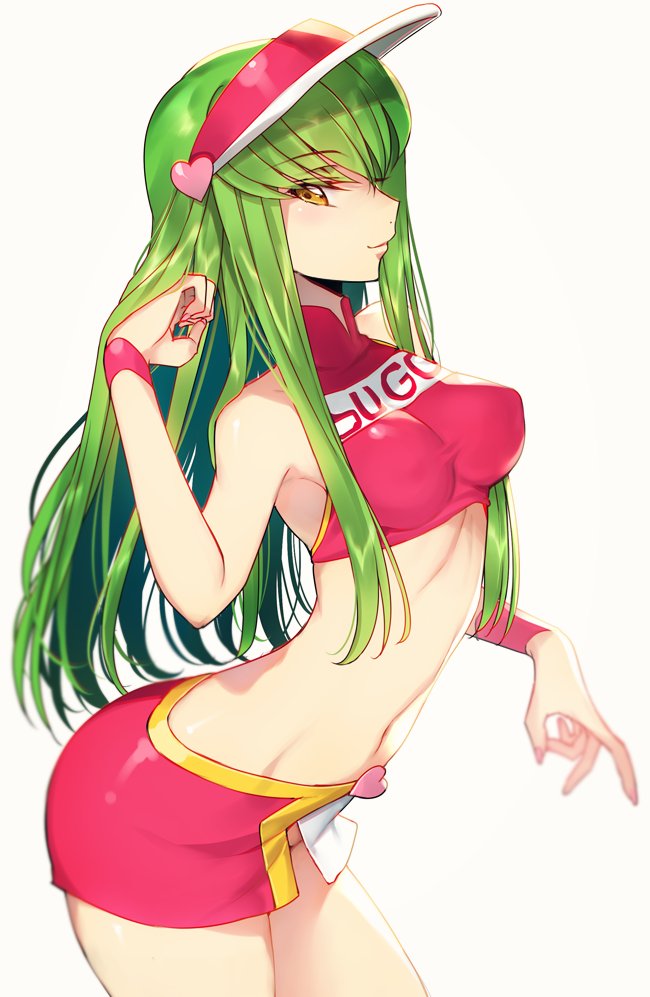 c.c. and sugou asuka (code geass and 2 more) drawn by creayus