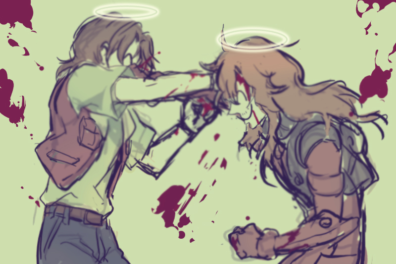 neil dylandy and ali al-saachez (gundam and 1 more) drawn by sauna_(sauna_d)