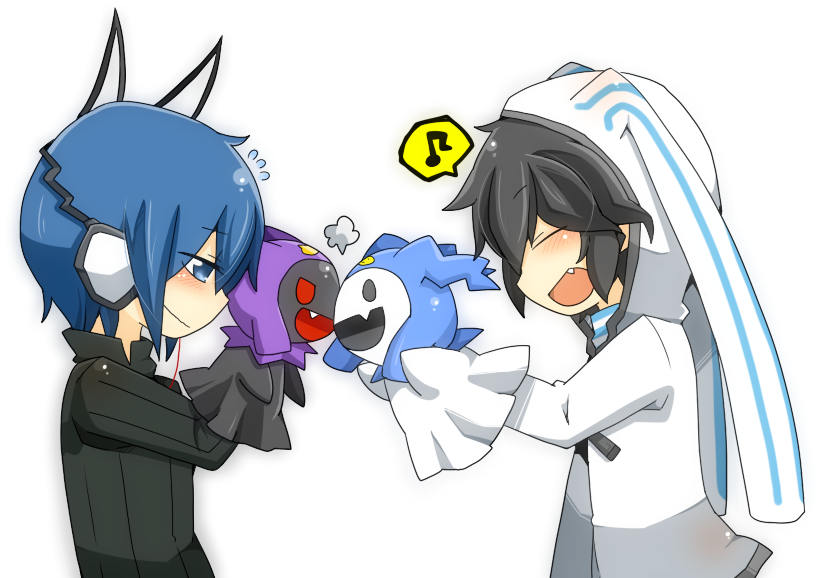 jack frost, protagonist, and black frost (shin megami tensei and 2 more) drawn by reio