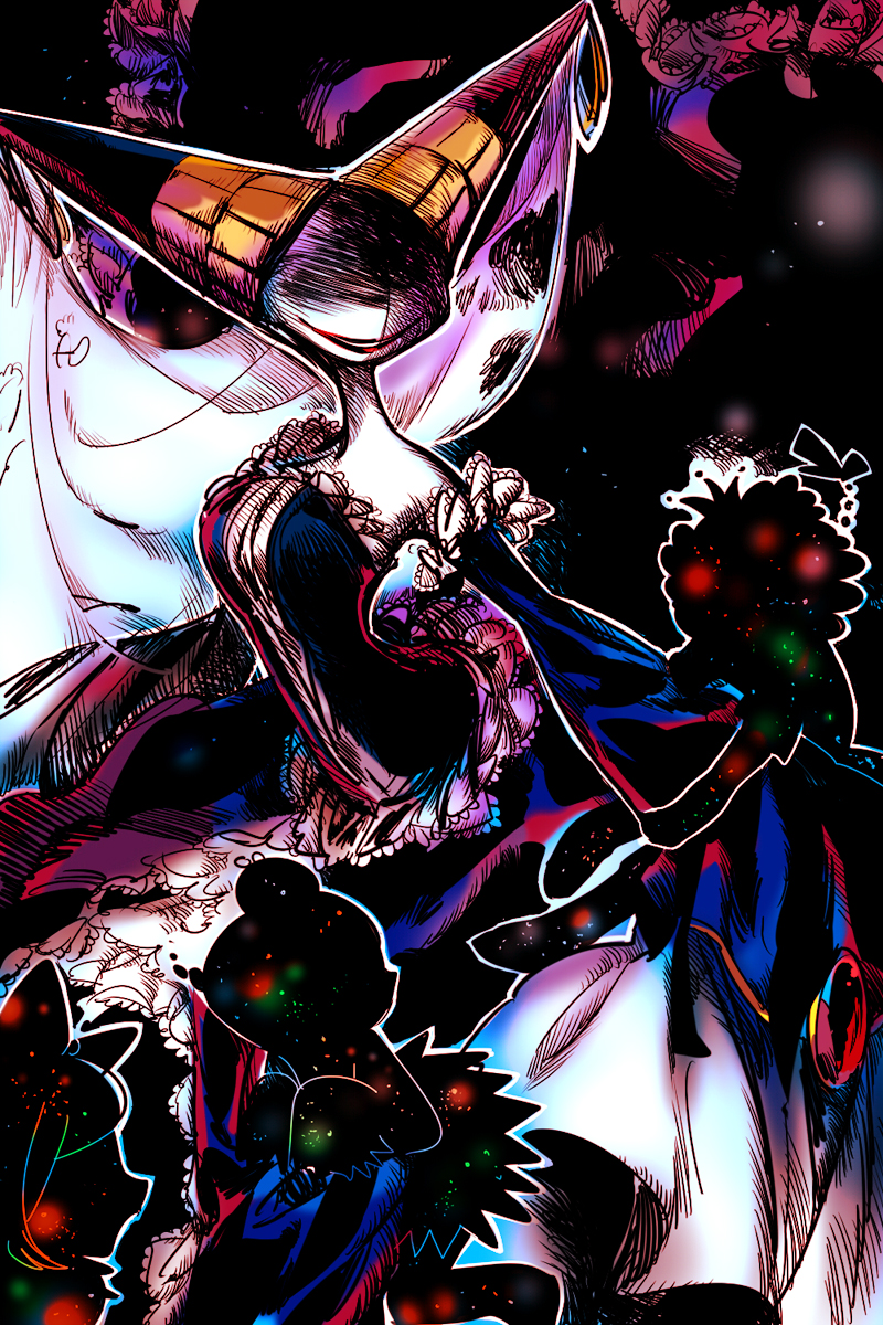 walpurgisnacht and walpurgisnacht's familiars (mahou shoujo madoka magica) drawn by gh_(ront)
