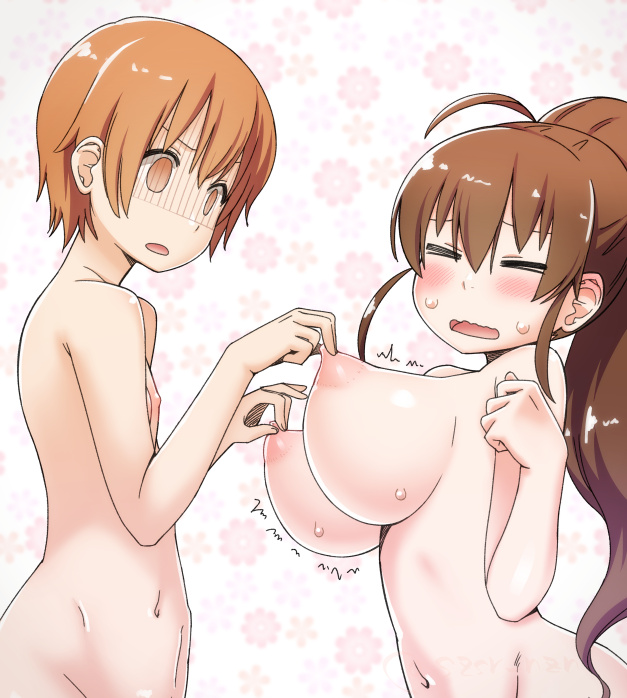 taneshima popura and inami mahiru (working!!) drawn by suzushiro_nazuna