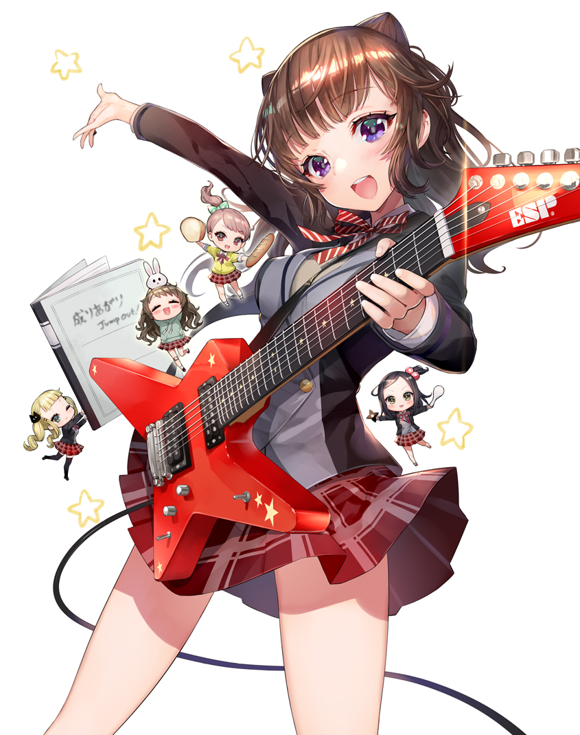 ichigaya arisa, toyama kasumi, hanazono tae, yamabuki saya, and ushigome rimi (bang dream!) drawn by hitowa