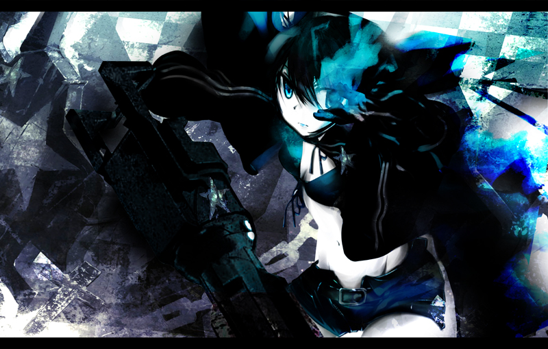 black rock shooter (black rock shooter) drawn by shirokitsune