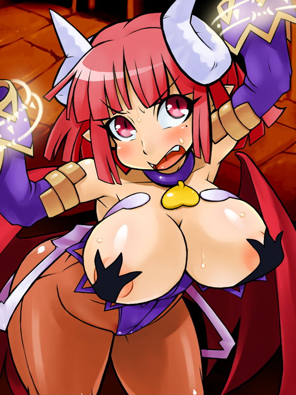 prier and maou prier (la pucelle) drawn by double_typhoon