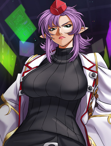 sumii marion (super robot wars and 1 more) drawn by haruyama_kazunori
