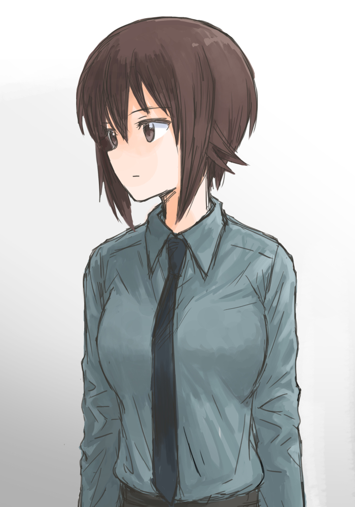 nishizumi maho (girls und panzer) drawn by mutsu_(layergreen)