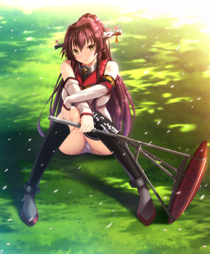 yamato and yamato kai (kantai collection) drawn by shiragi