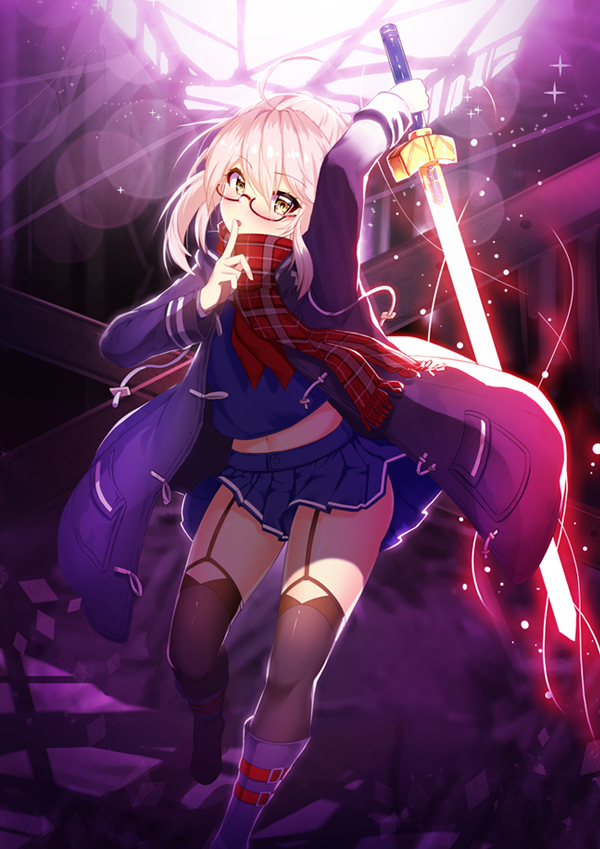 artoria pendragon and mysterious heroine x alter (fate and 1 more) drawn by yuruto