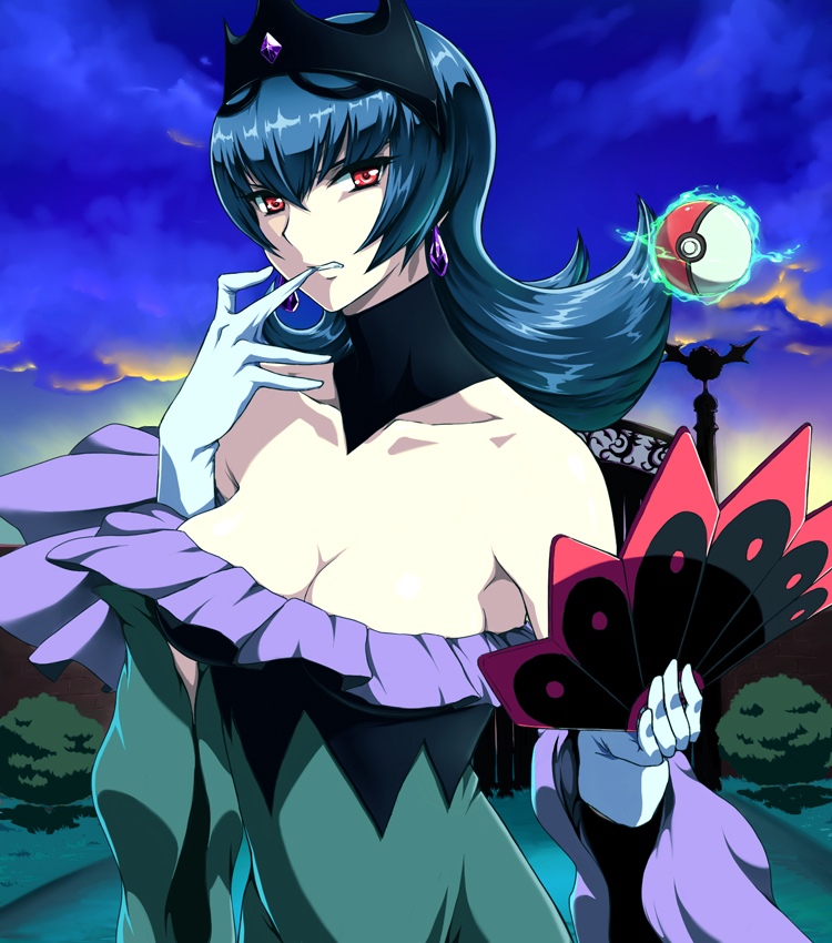 sabrina and bellelba (pokemon and 1 more) drawn by fujimaru_(kinakomucch)
