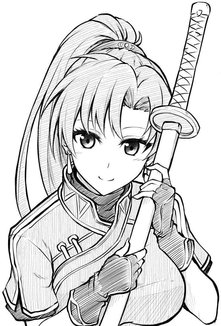 lyn (fire emblem and 1 more) drawn by ten_(tenchan_man)