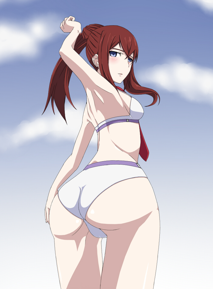 makise kurisu (science adventure and 1 more) drawn by yoshida_keiji