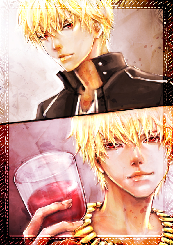 gilgamesh (fate and 2 more) drawn by kapikun_(karsen513)
