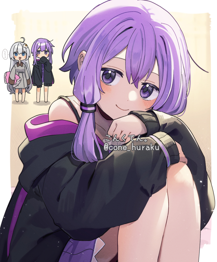 yuzuki yukari and kizuna akari (voiceroid) drawn by corn_kuten