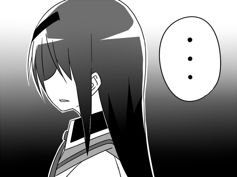 akemi homura (mahou shoujo madoka magica) drawn by gogiga_gagagigo